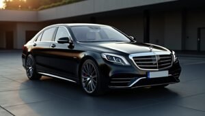 flux dev an image of a mercedes benz s class in black color wi 2
